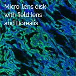 微透镜盘透镜与场镜和北镜