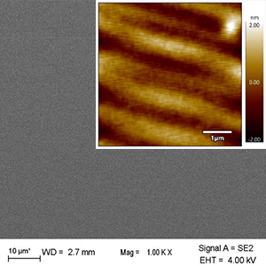 缺陷免费清洁和光滑的钻石表面16µm蚀刻