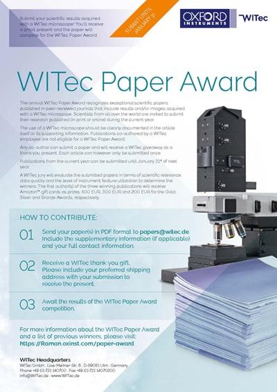 Witec Paperaward传单