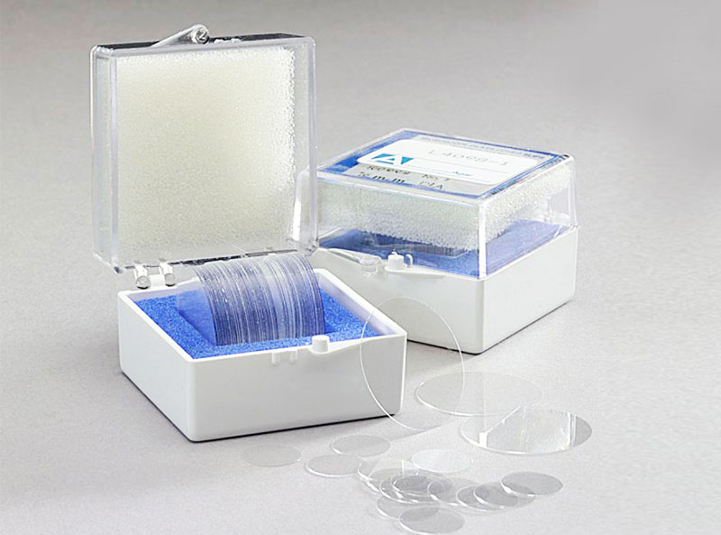 Circular coverglasses, 10mm dia, 1.5 Thickness, Pack of 100 product photo Front View L