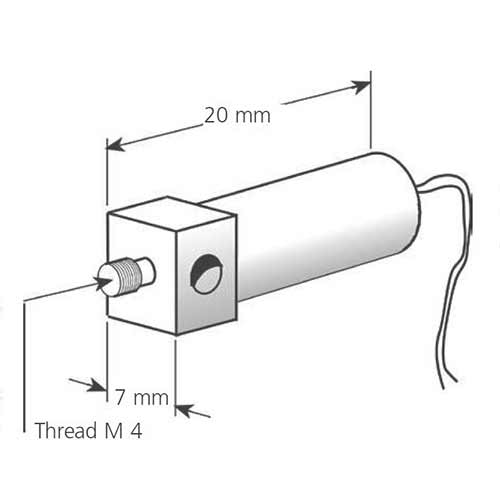 氧化钌温度传感器通用校准(50 mk - 4.2 k)产品照片前视图L